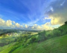 The glory of God's kingdom on the earth.